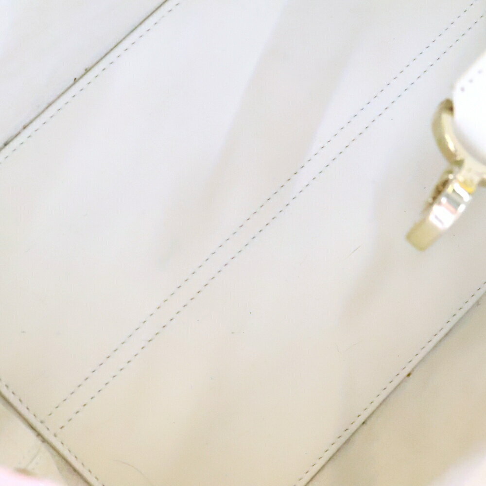 Dior White Handbag Cannage Leather TOUJOURS Calfskin Quilted - Picture 4 of 6